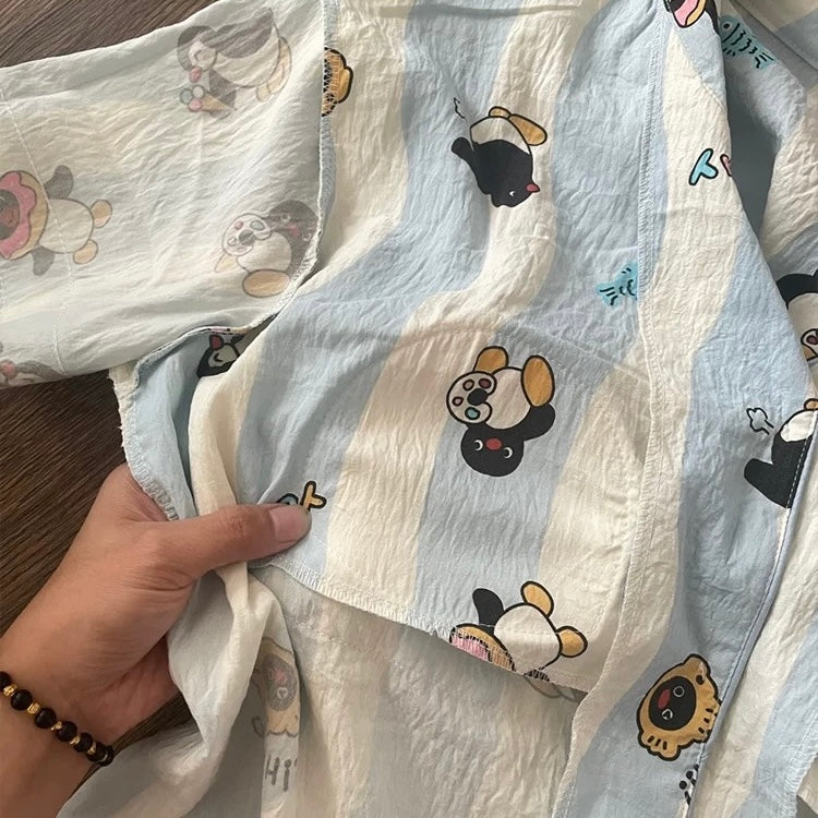 Oh-Penguin Padded Nightsuit - 3pc Set